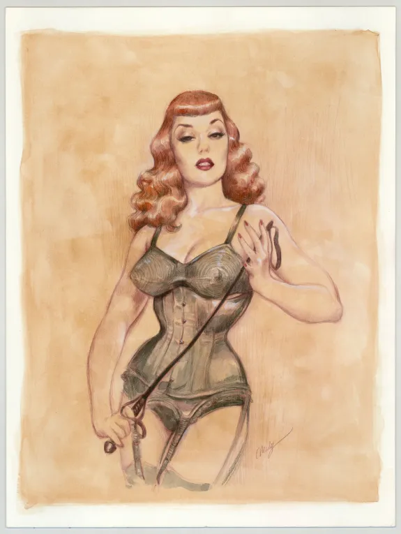 Illustration couleur, Pin-up Art, Maly Siri