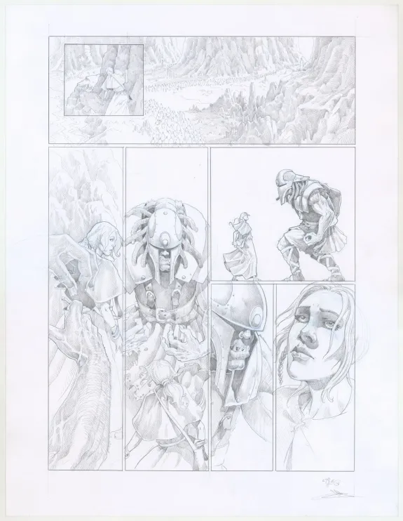 Planche noir et blanc, Oracle, Erwan Seure-Le Bihan