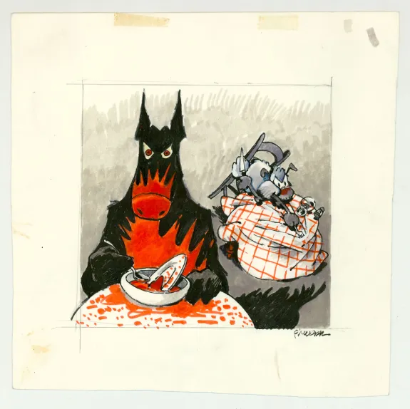 Illustration couleur, Le Génie des alpages ,  F'murr