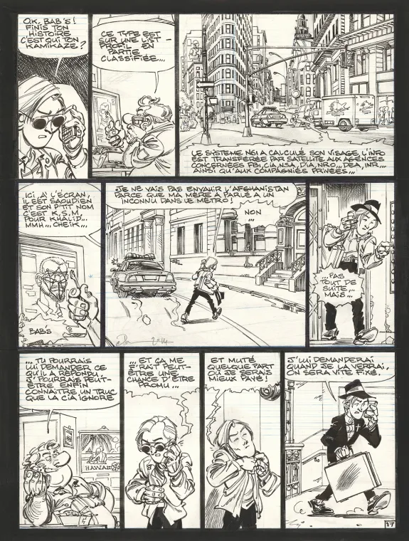 Planche noir et blanc, Soda, Résurrection (T.13),  Dan