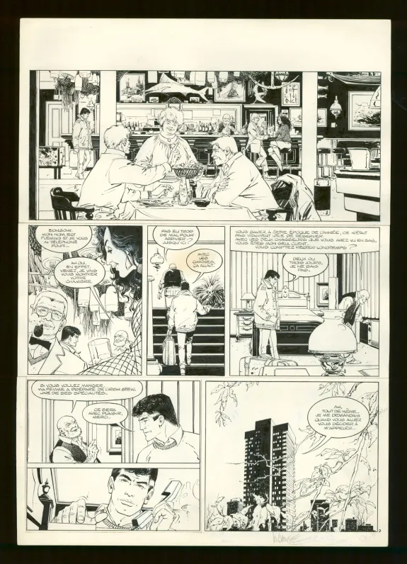 Planche noir et blanc, XIII, Le Dossier Jason Fly (T.6), William Vance