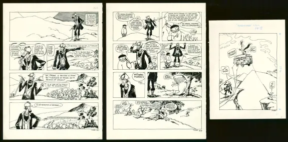 Planche noir et blanc, Le Génie des alpages ,  F'murr