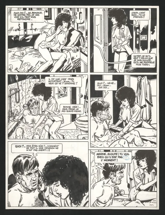 Planche noir et blanc, Le Transperceneige - Snowpiercer, Le Transperceneige - Snowpiercer (T.1), Jean-Marc Rochette