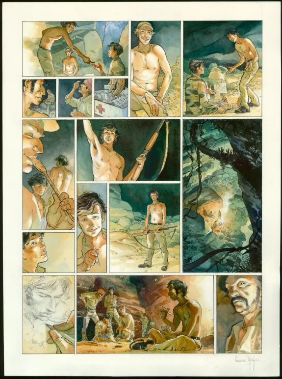 Planche couleur, Muchacho, Tome 2 (T.2), Emmanuel Lepage