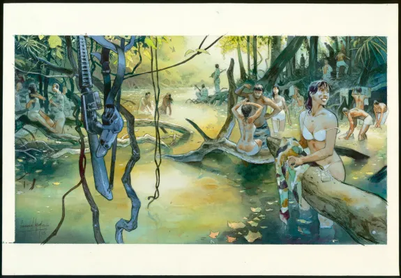 Illustration couleur, Muchacho, Emmanuel Lepage