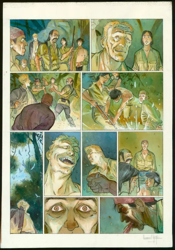 Planche couleur, Muchacho, Tome 2 (T.2), Emmanuel Lepage