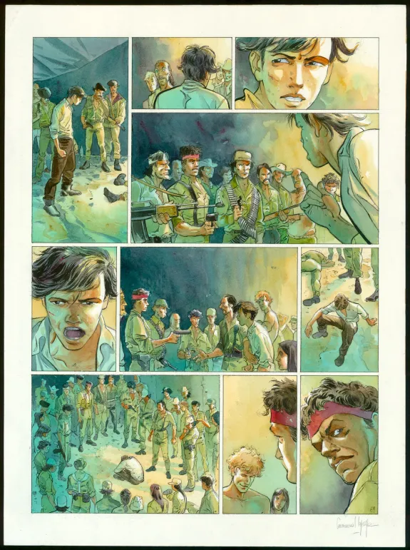 Planche couleur, Muchacho, Tome 2 (T.2), Emmanuel Lepage