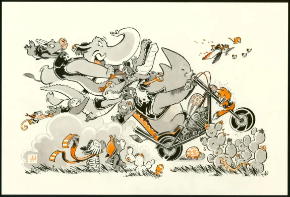 Illustration couleur,  Julie M