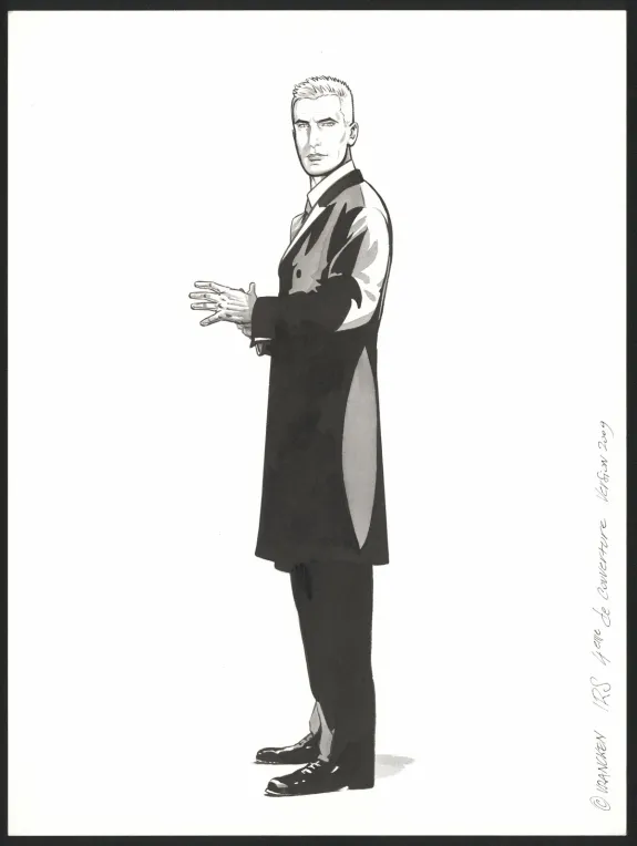 Illustration noir et blanc, I.R.$., Bernard Vrancken