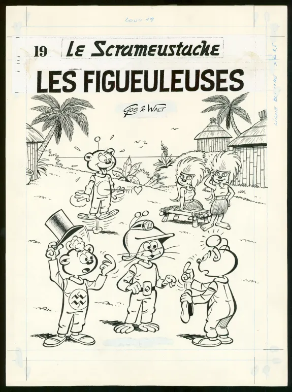 Cover, Le Scrameustache, Les Figueuleuses (T.19), Roland Gos