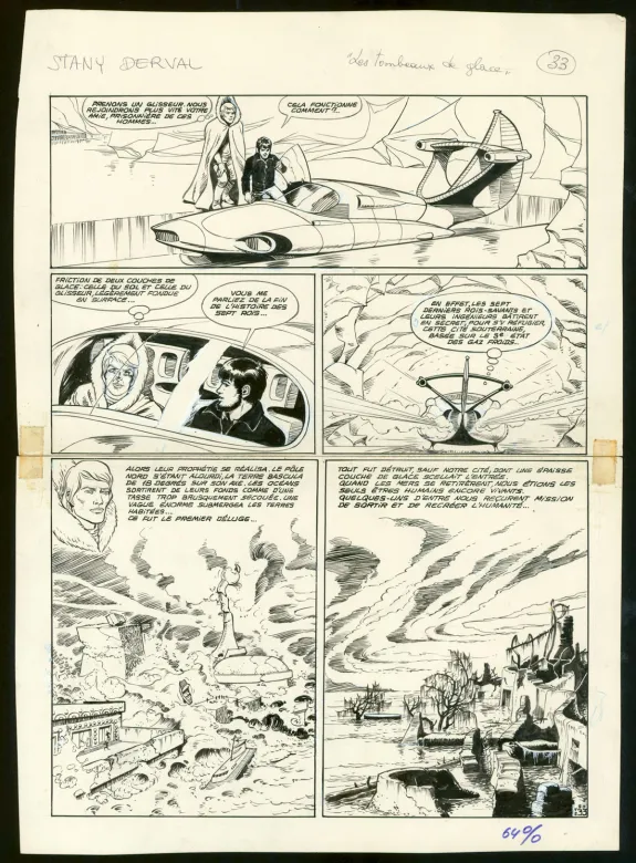 Black and white original page, Stany Derval,  MiTacq