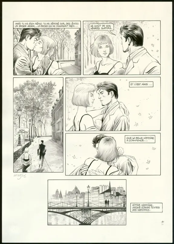 Colored original page, Niklos Koda, L'Océan (T.12), Olivier Grenson