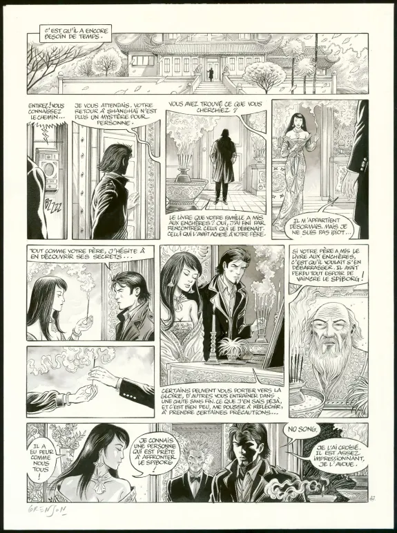 Planche couleur, Niklos Koda, No Song (T.13), Olivier Grenson