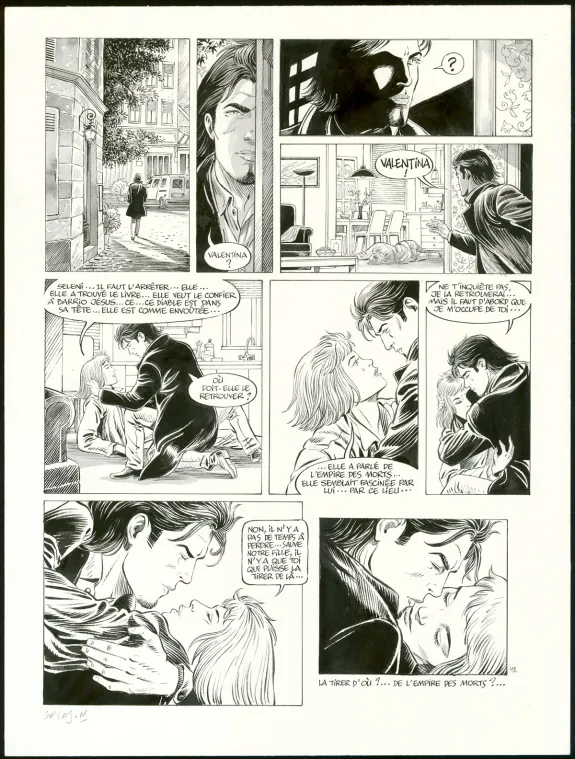 Planche couleur, Niklos Koda, Le Dernier masque (T.15), Olivier Grenson
