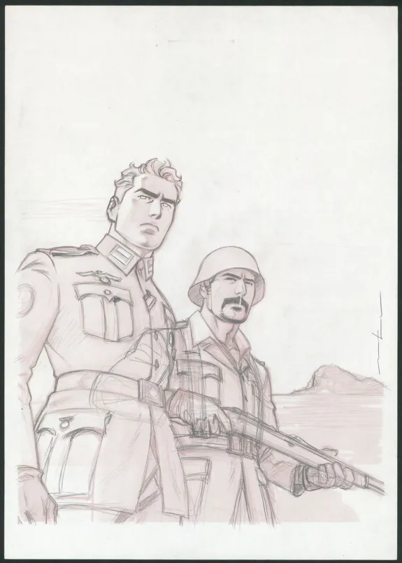 Illustration noir et blanc, WW 2.2, Marcial Toledano