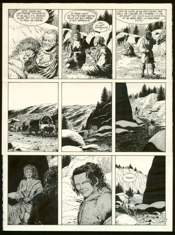 Planche noir et blanc, Celui-là, Claude Auclair