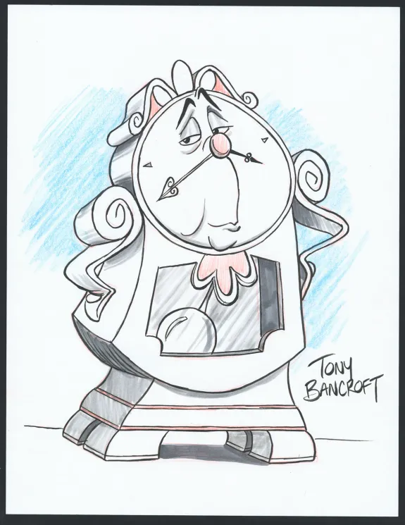 Illustration noir et blanc, Tony Bancroft