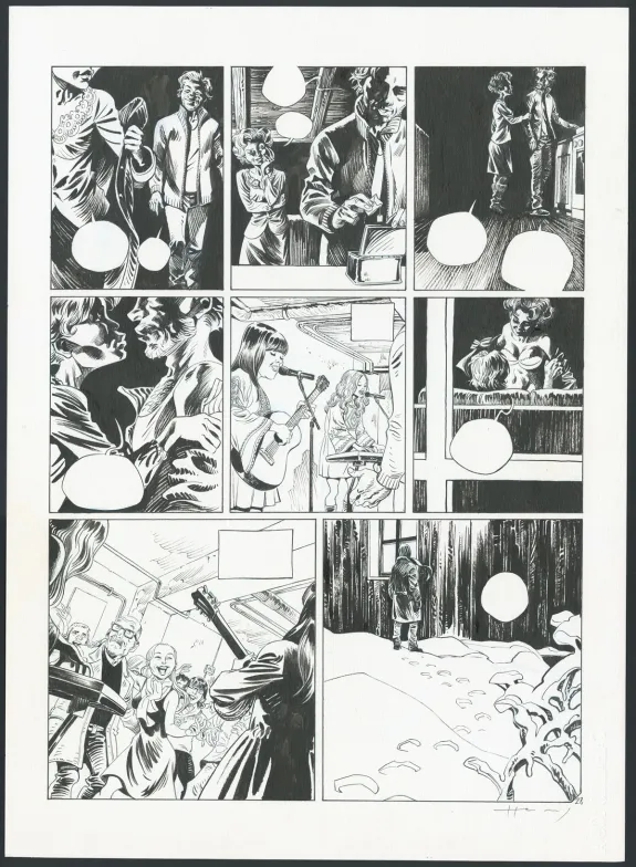 Planche noir et blanc, Millenium, Josep Homs