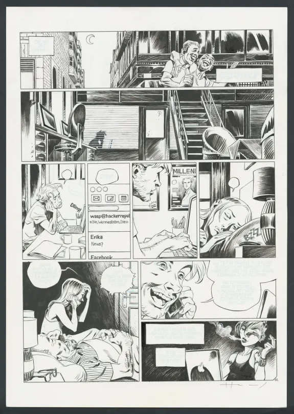 Planche noir et blanc, Millenium, Josep Homs
