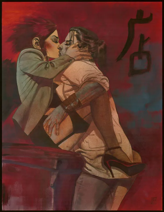 Illustration couleur, Corps et âme,  Jef
