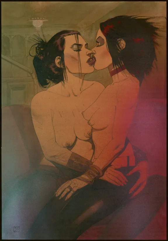 Illustration couleur, Corps et âme,  Jef