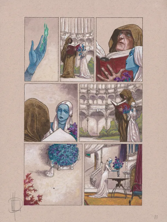 Planche couleur, Sandman, Endless Nights (T.11), Miguelanxo Prado