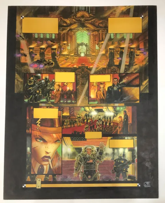Planche couleur, Sha, Soul Wound (T.2), Olivier Ledroit