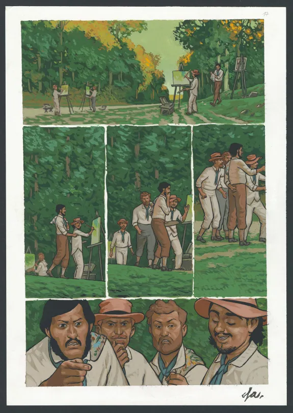 Planche couleur, Monet, nomade de la lumière ,  Efa