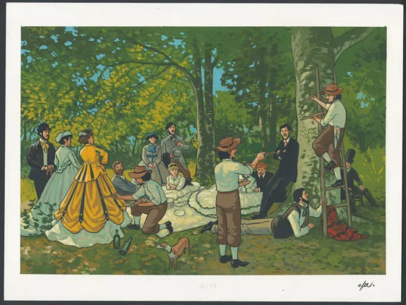 Planche couleur, Monet, nomade de la lumière ,  Efa