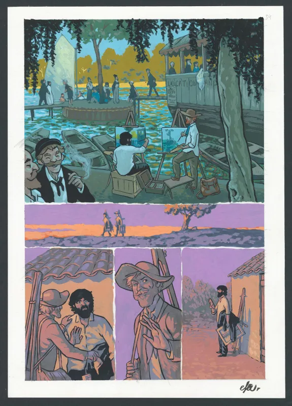 Planche couleur, Monet, nomade de la lumière ,  Efa
