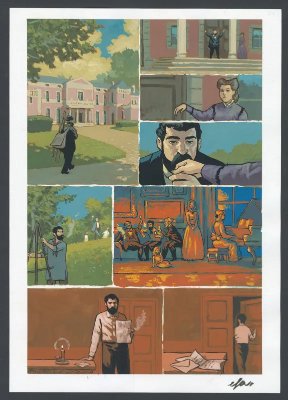 Planche couleur, Monet, nomade de la lumière ,  Efa