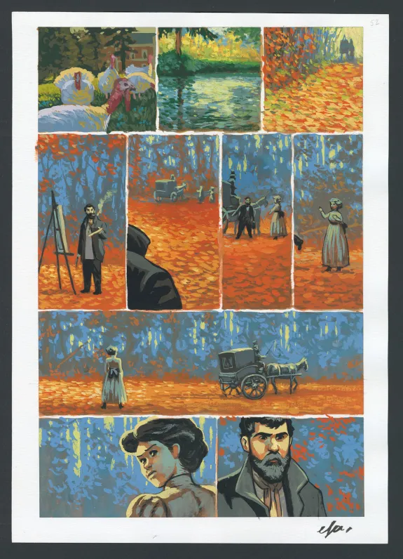 Planche couleur, Monet, nomade de la lumière ,  Efa