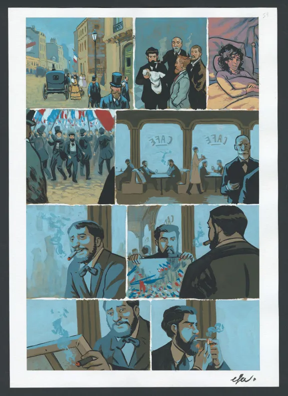 Planche couleur, Monet, nomade de la lumière ,  Efa