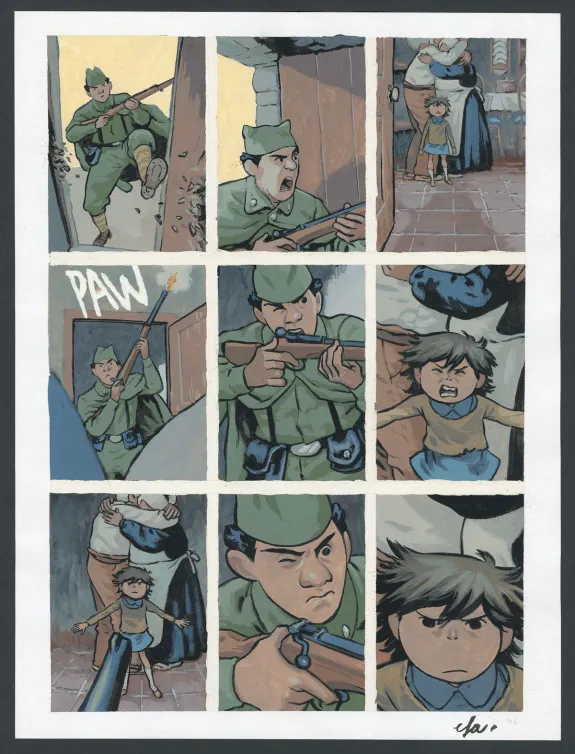 Planche couleur, Seule,  Efa
