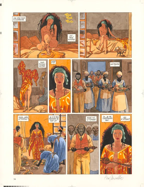 Planche couleur, Djinn, Africa (T.5), Ana Miralles