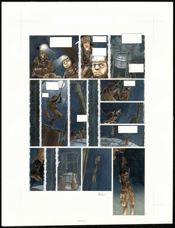 Planche couleur, Le Réseau Bombyce, Papillons de nuit (T.1),  Cecil