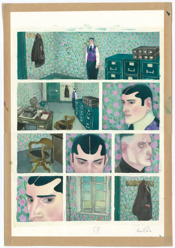Planche couleur, Le Joueur d'échecs, David Sala