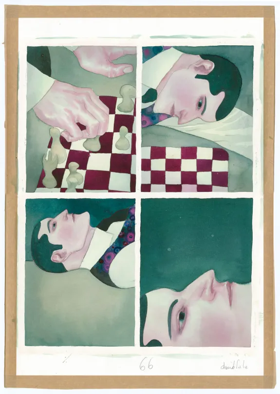 Planche couleur, Le Joueur d'échecs, David Sala