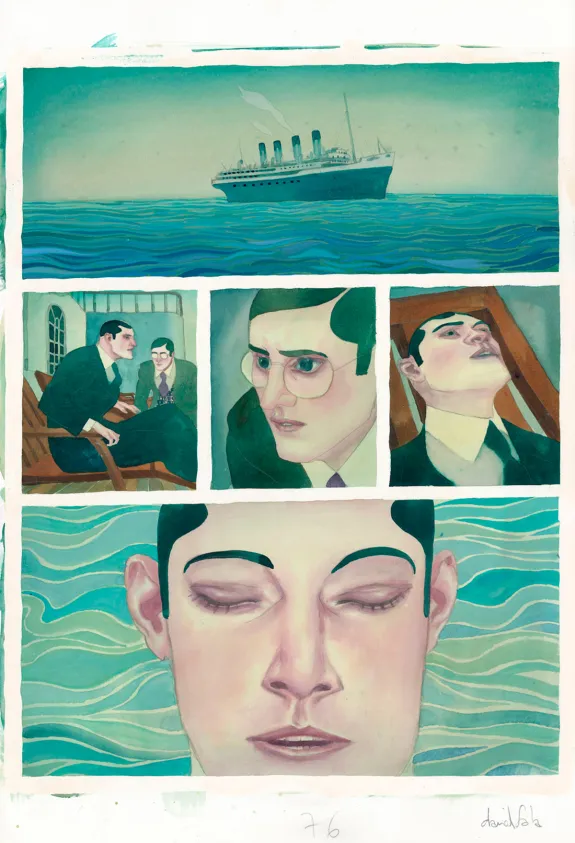 Planche couleur, Le Joueur d'échecs, David Sala