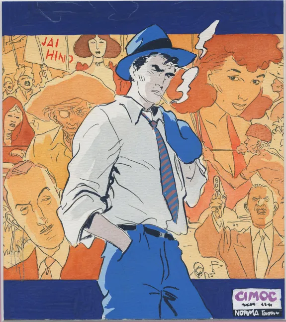 Colored illustration, Les Aventures de Dieter Lumpen, Ruben Pellejero