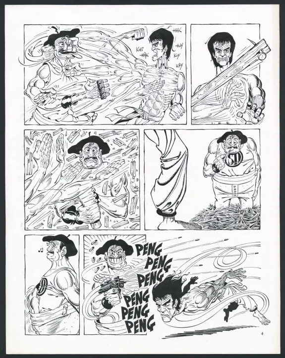 Planche noir et blanc, Rhâ-Gnagna, Tome Deux (T.2), Marcel Gotlib