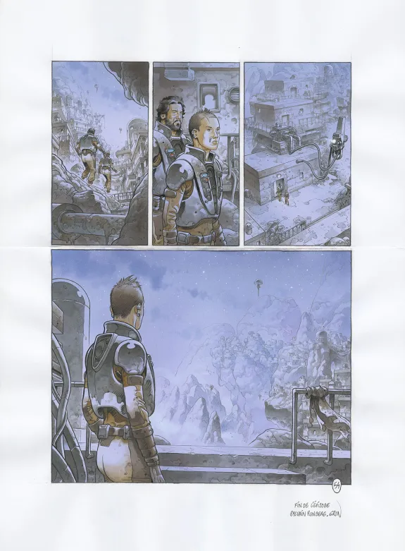 Planche couleur, On Mars, Un Monde nouveau (T.1),  Grun