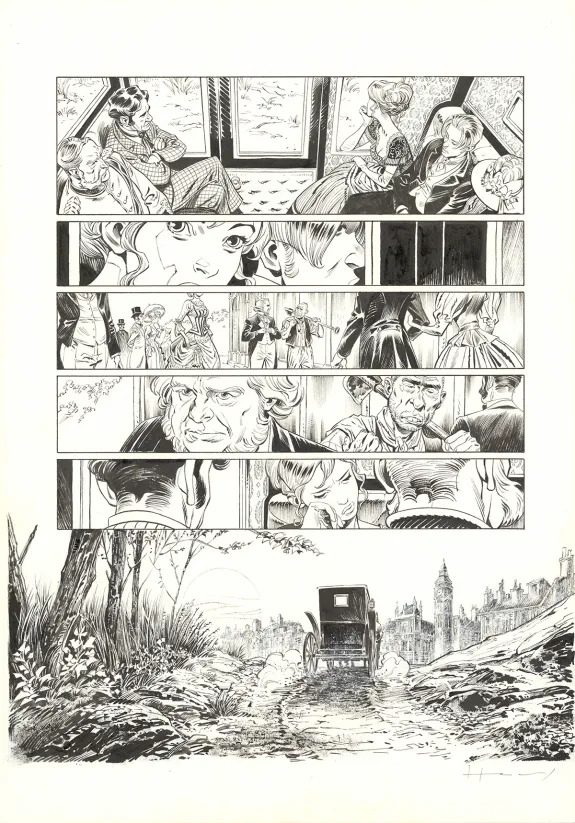 Planche noir et blanc, Shi, Au Commencement était la colère (T.1), Josep Homs