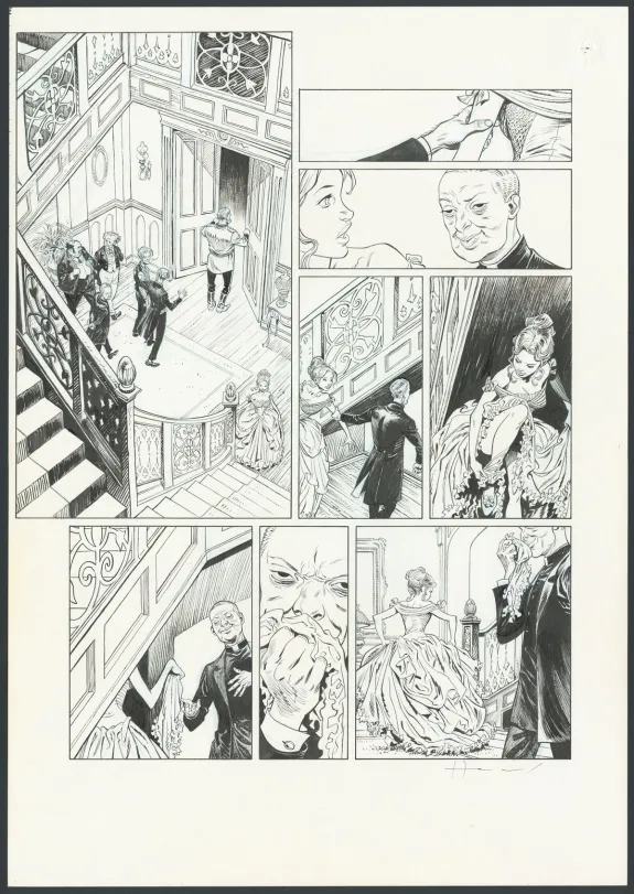 Planche noir et blanc, Shi, Au Commencement était la colère (T.1), Josep Homs