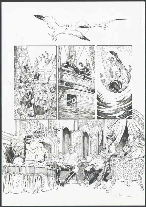 Planche noir et blanc, Shi, Le Roi démon (T.2), Josep Homs