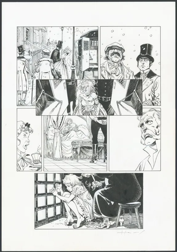 Planche noir et blanc, Shi, Le Roi démon (T.2), Josep Homs