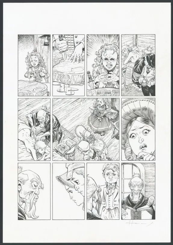 Black and white original page, Shi, Revenge ! (T.3), Josep Homs