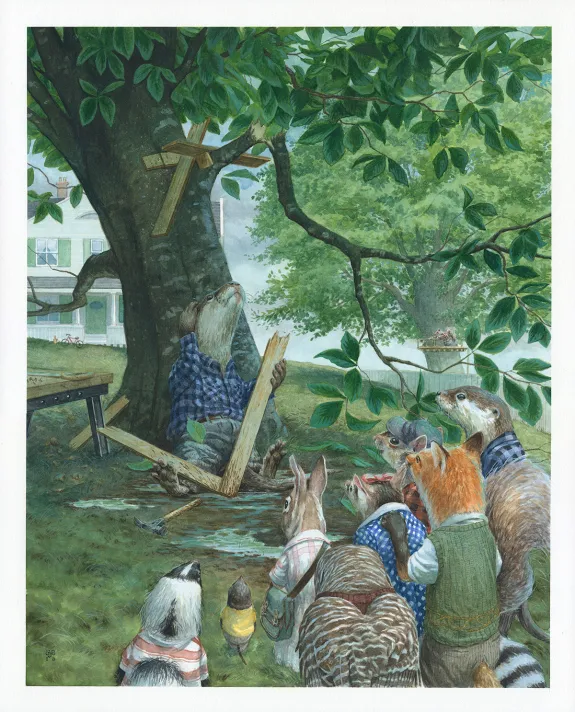 Illustration couleur, Paisley Rabbit, Christopher Dunn