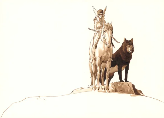 Couverture, Le Cœur des Amazones, Christian Rossi