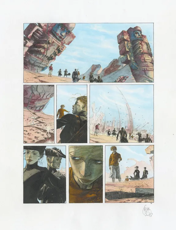 Colored original page, TER, Le Guide (T.2), Christophe Dubois